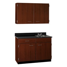 2-Door Wall Unit & 2-Door/1-Drawer Sink Base Unit Cabinet Suite